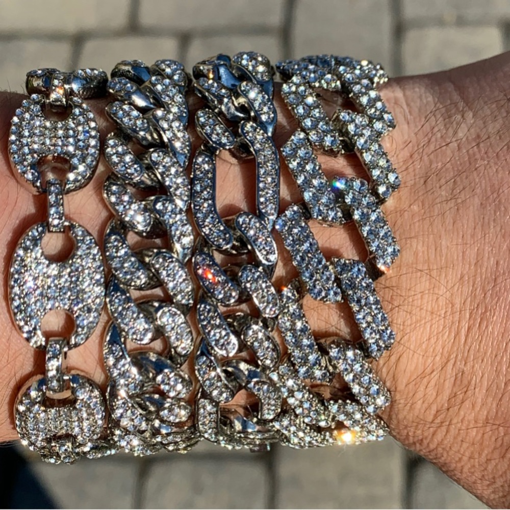 Iced Out Bracelet Set “The Millionaire Set” - Picture 4 of 5